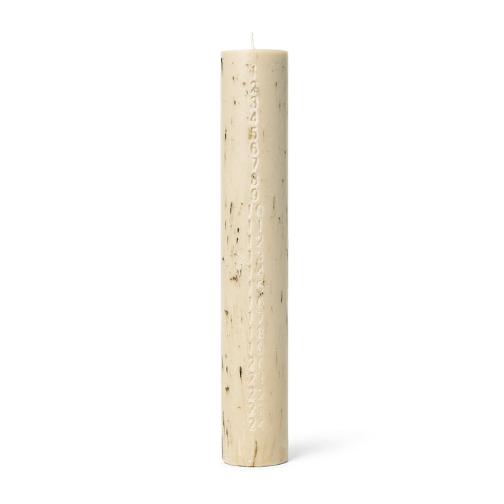 Mura Advent candle, h 25 cm, oat by ferm Living