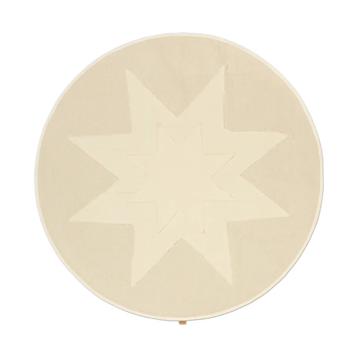 Vela Star Christmas tree blanket, natural by Ferm Living