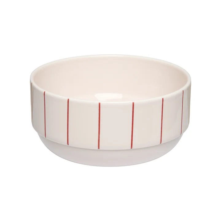 Pyjama bowl Ø 11 x H 5 cm, red by Design Letters