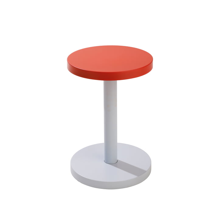 Trisse 3-in-1 side table, S, ice blue /tomato by Design Letters