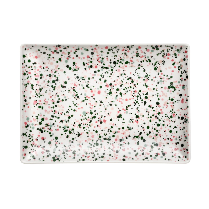 Iittala - Oiva Toikka Plate A4 21 x 29 cm, pink-green