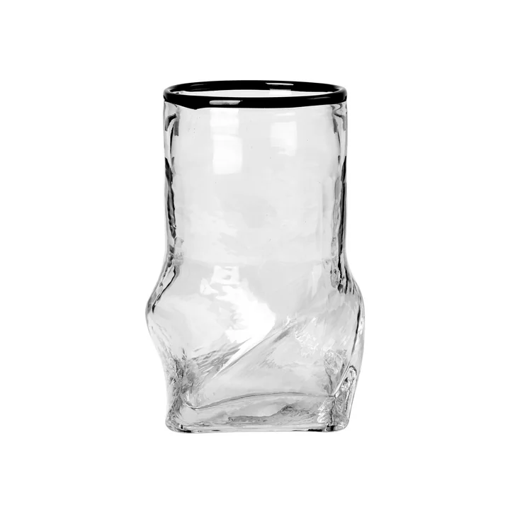 Broste Copenhagen - Ellen Vase, H 22 cm, black