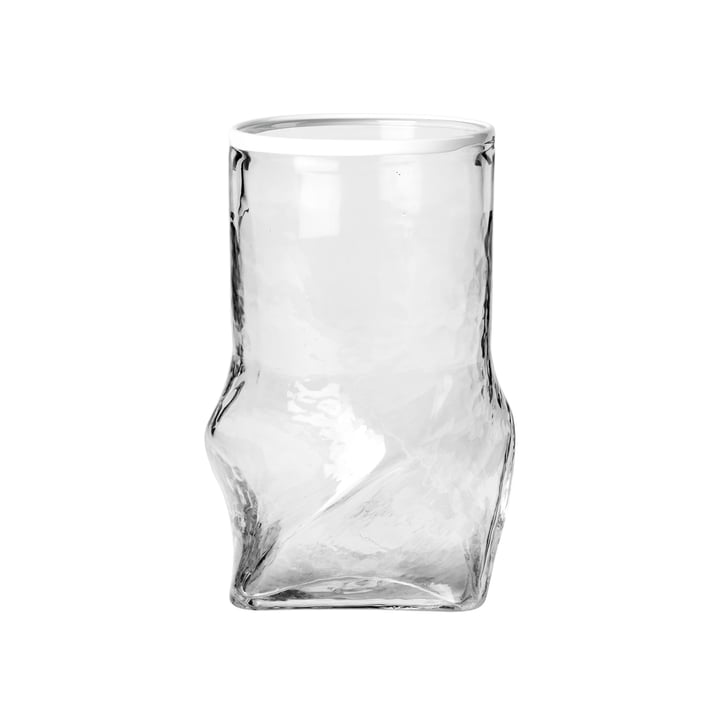 Broste Copenhagen - Ellen Vase, H 22 cm, white