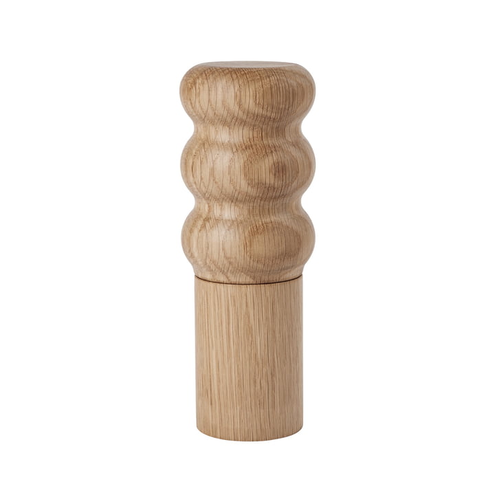 Edgar salt/pepper mill, Ø 6 cm x H 20 cm, oak by Broste Copenhagen