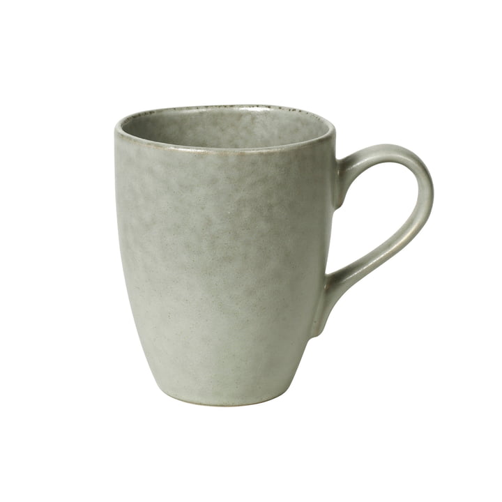 Nordic Marsh mug with handle, 250 ml, green by Broste Copenhagen