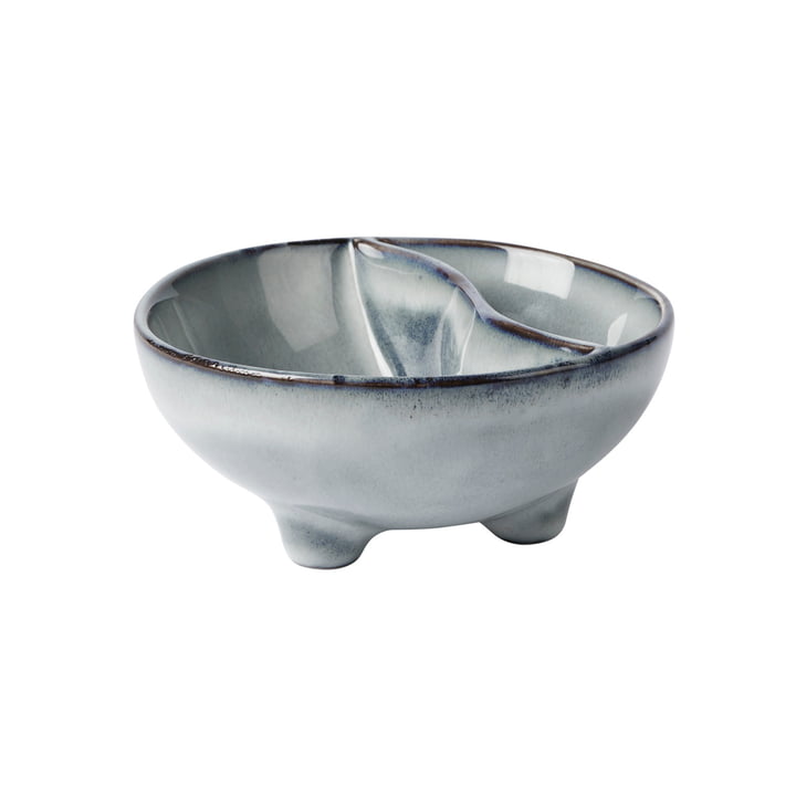 Nordic Sea olive bowl, Ø 11 cm x H 5 cm, blue by Broste Copenhagen