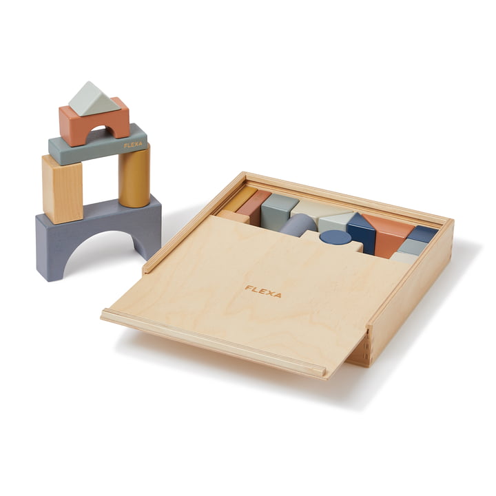 Play wooden blocks from Flexa