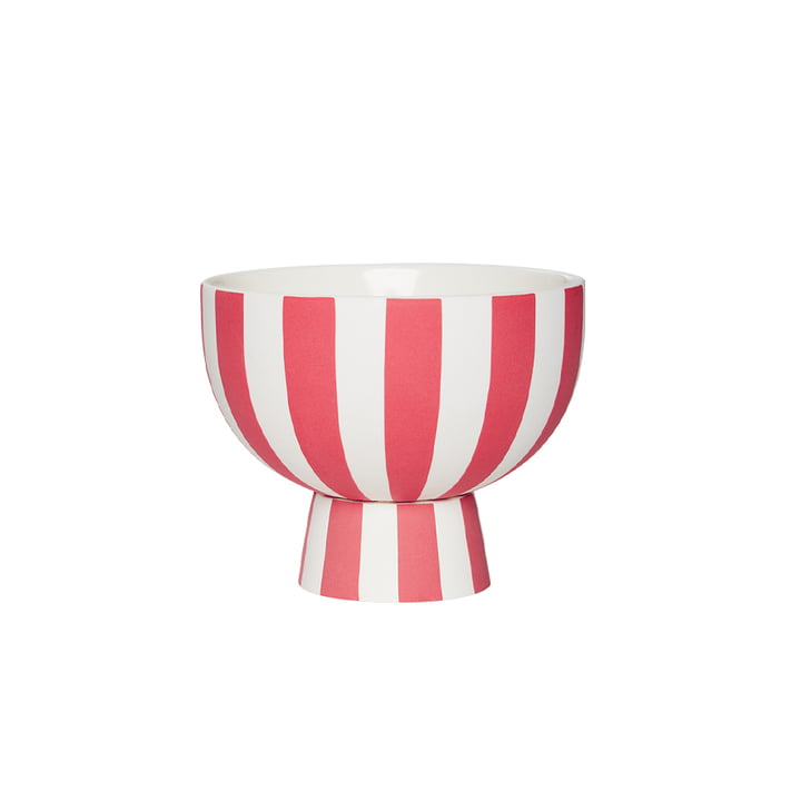 Toppu Bowl Ø 12.6 x H 10 cm, cherry red by OYOY