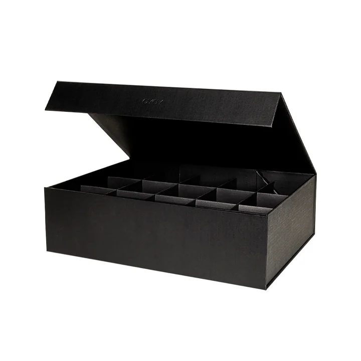 Hako Christmas storage box, black from OYOY