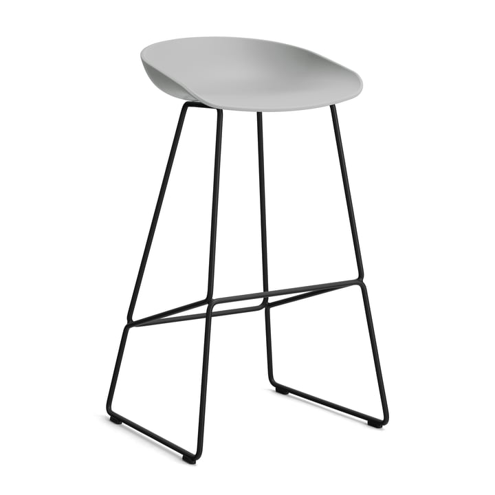 Hay - About A Stool AAS 38 Bar stool H 85, concrete grey 2. 0