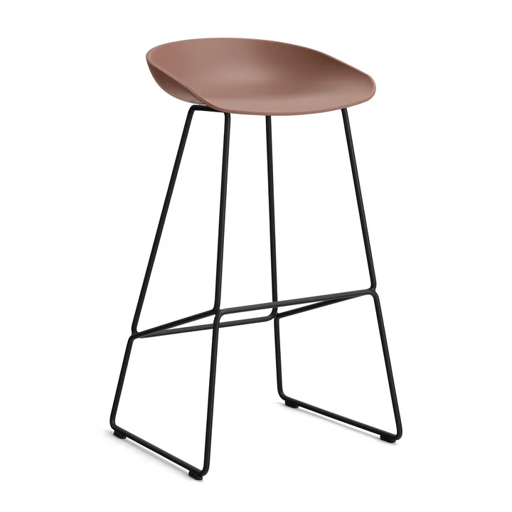 HAY - About A Stool AAS 38 Bar stool H 85, soft brick 2. 0