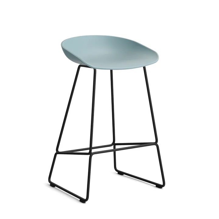 HAY - About A Stool AAS 38 Bar stool H 76, dusty blue 2. 0