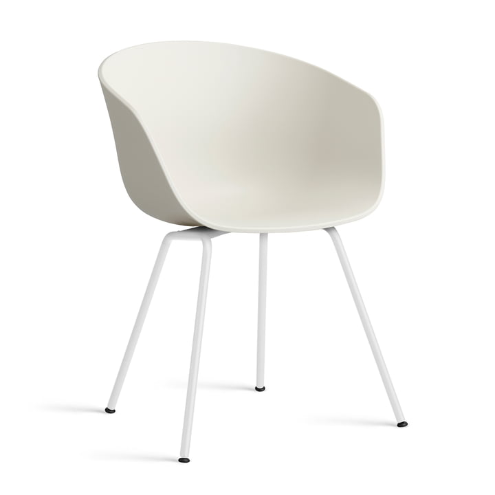 Hay - About A Chair AAC 26 , steel white / melange cream 2. 0