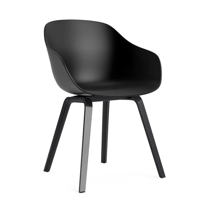 HAY - About a Chair AAC 222, black lacquered oak / black 2. 0