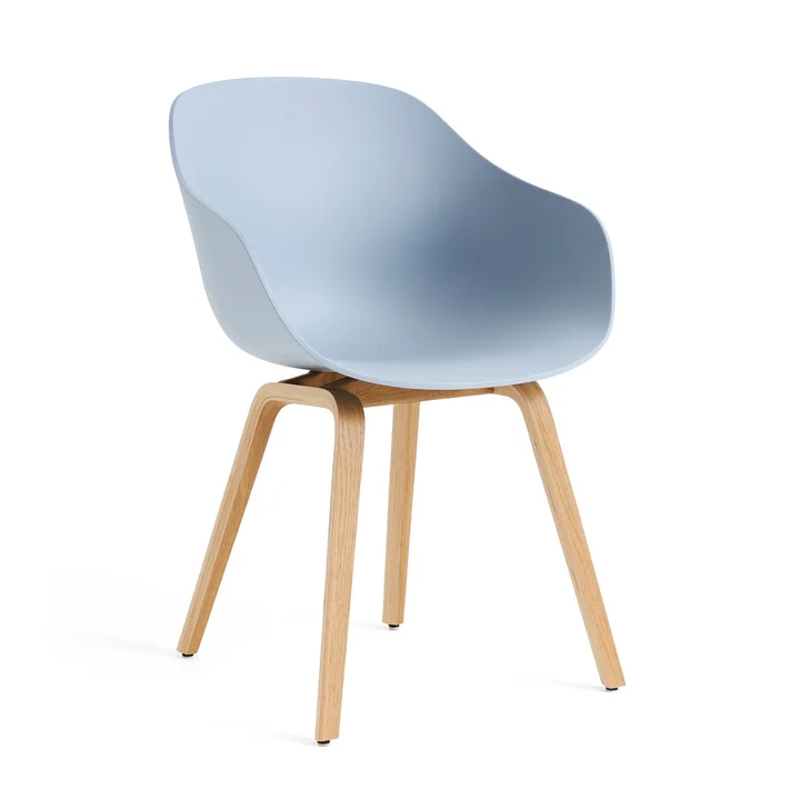 HAY - About a Chair AAC 222, lacquered oak / slate blue 2. 0