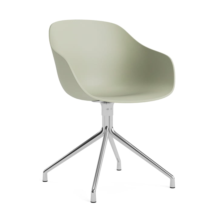 Hay - About A Chair AAC 220, polished aluminum / pastel green 2. 0