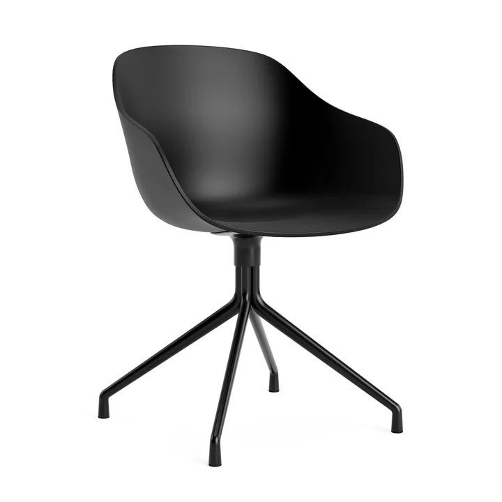 HAY - About A Chair AAC 220, aluminum black / black 2. 0