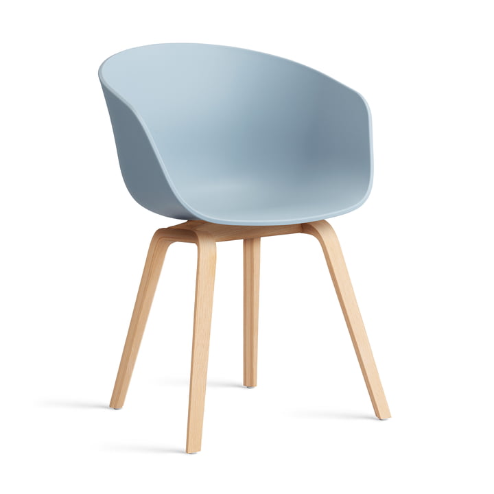 Hay - About A Chair AAC 22, soaped oak / slate blue 2. 0