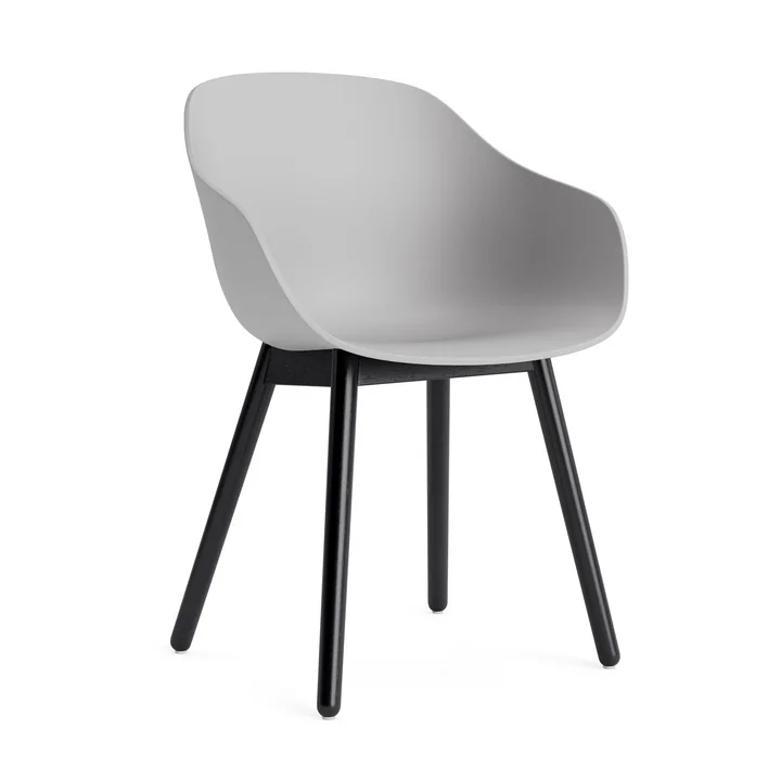 HAY - About a Chair AAC 212, black lacquered oak / concrete grey 2. 0