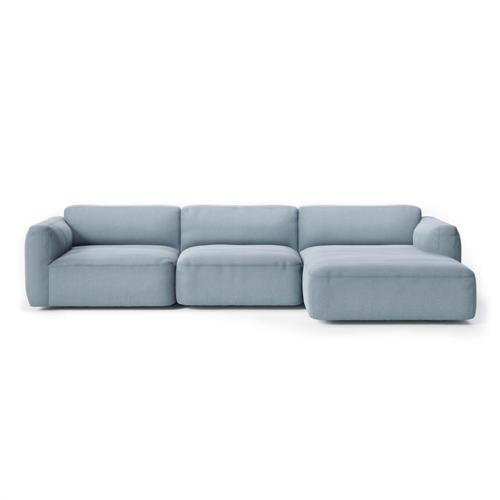 & Tradition - Develius Mellow Corner sofa, configuration F, blue (Cifrado 0741)