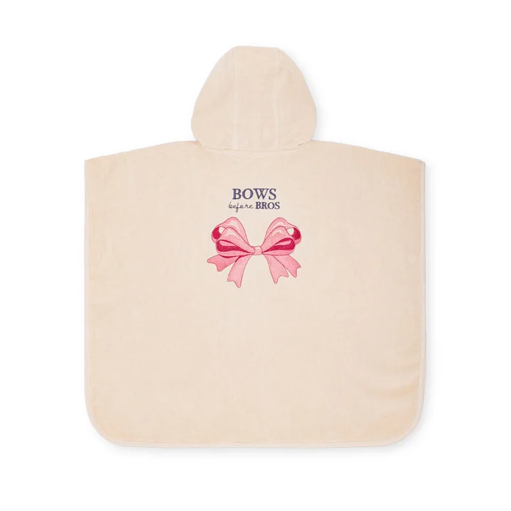 Terrycloth poncho, brazilian sand from Konges Sløjd