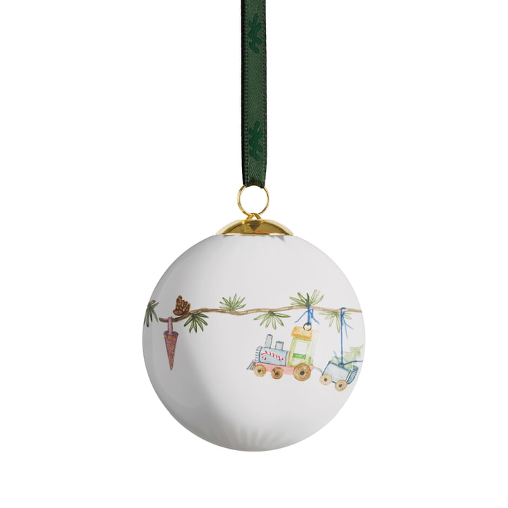 Kähler Design - Hammershøi Christmas 2024 Christmas tree bauble, Ø 6 cm, white