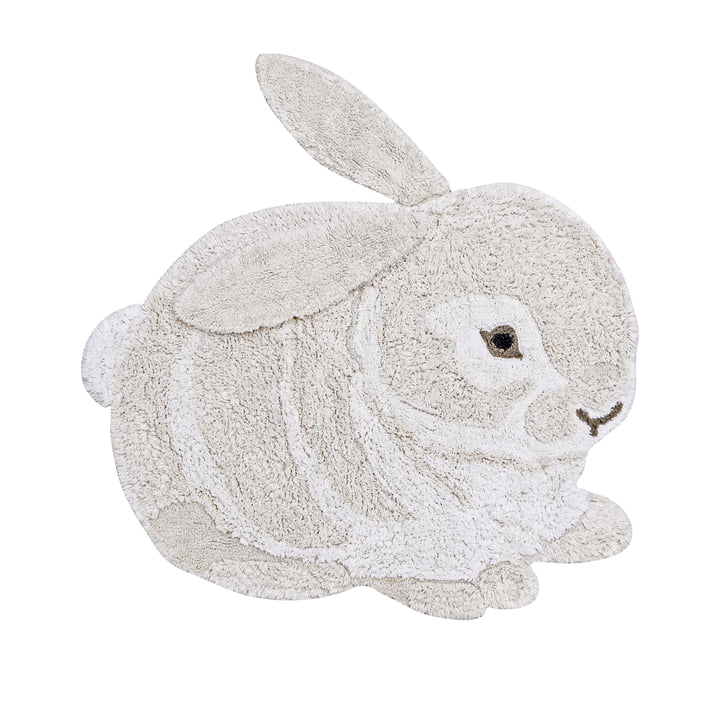 Lorena Canals - Animal children's rug rabbit, 130 x 135 cm