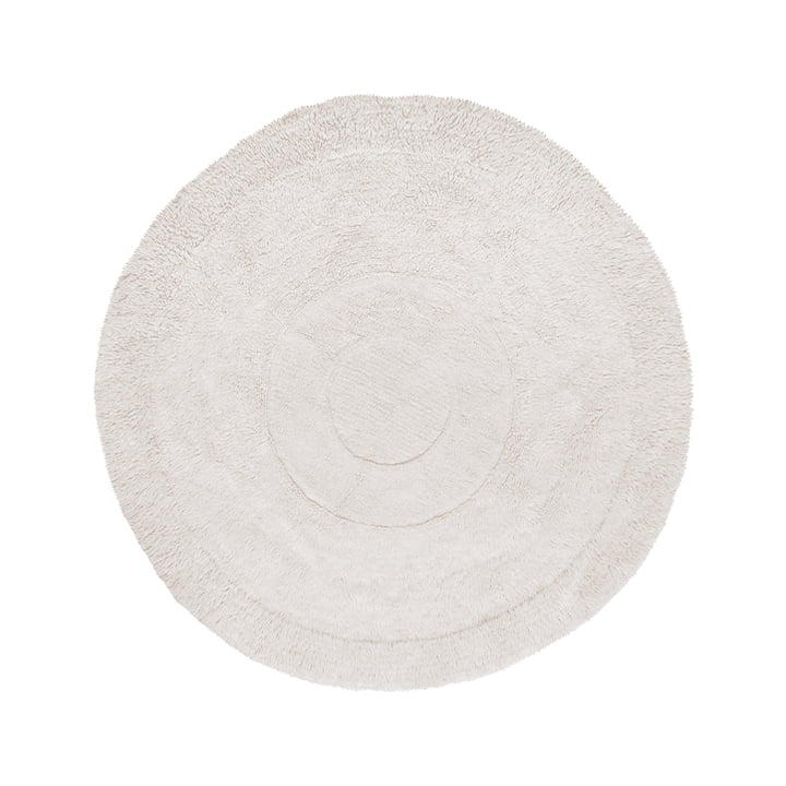 Lorena Canals - Wool rug Arctic Circle, 250 x 250 cm, sheep white