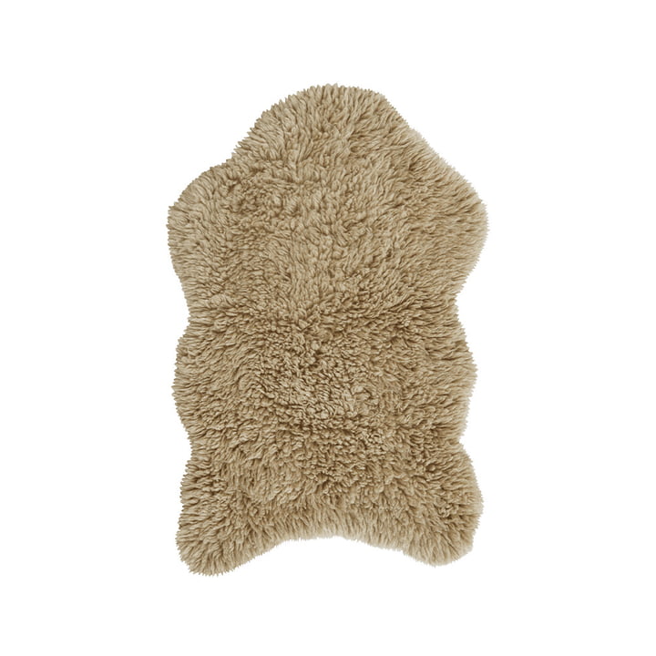 Lorena Canals - Woolly wool rug, 75 x 110 cm, sheep beige