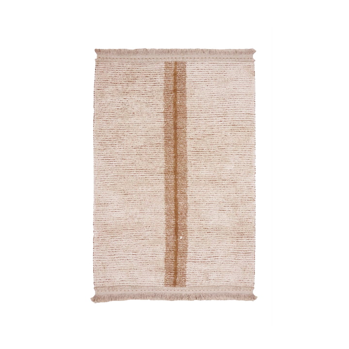 Lorena Canals - Duetto reversible rug 140 cm x 200 cm, toffee