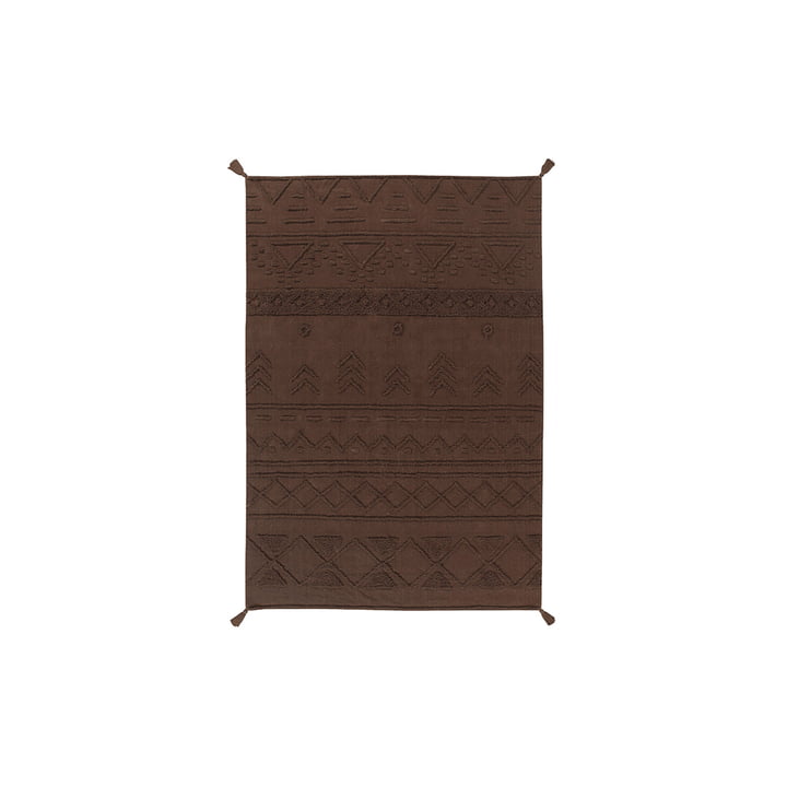 Lorena Canals - Tribu rug, 120 cm x 160 cm, brown