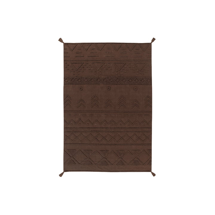 Lorena Canals - Tribu rug, 140 cm x 200 cm, brown