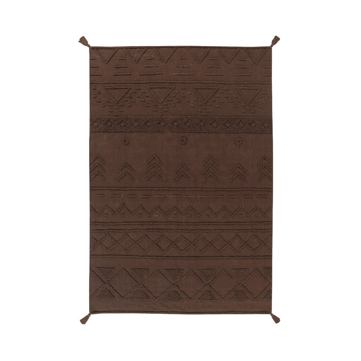 Lorena Canals - Tribu rug, 170 cm x 240 cm, brown