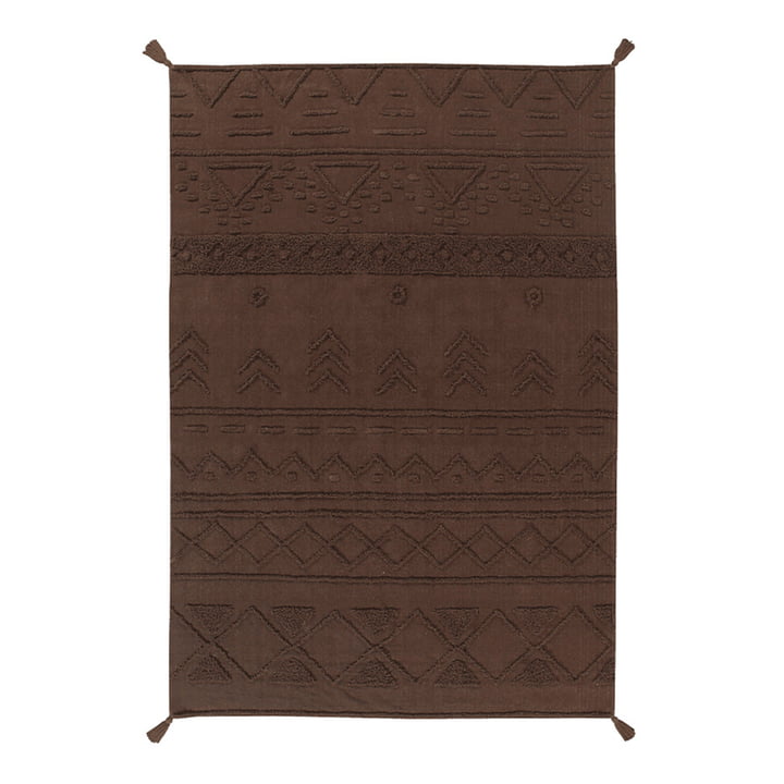 Lorena Canals - Tribu rug, 200 cm x 300 cm, brown