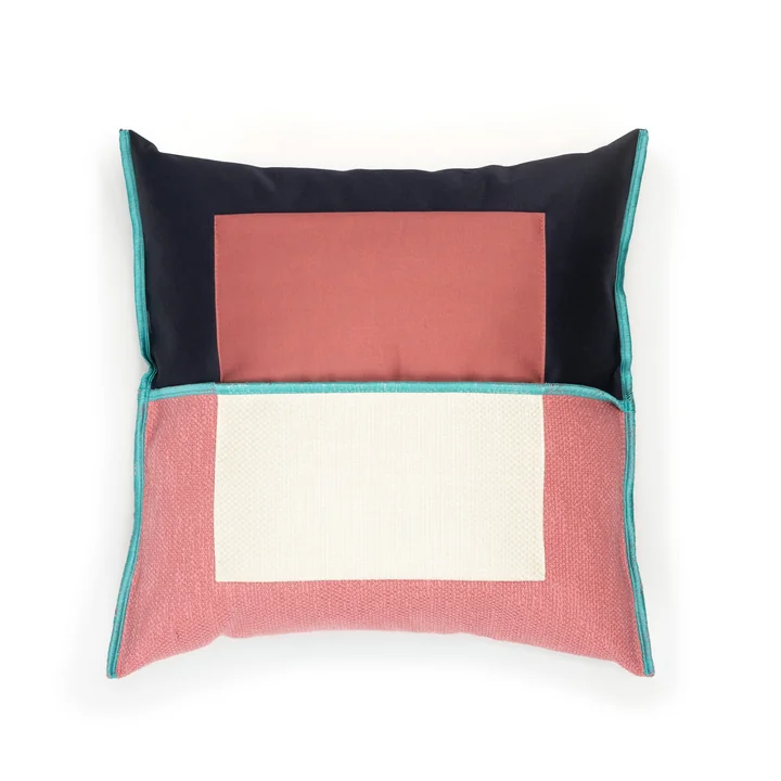 Cushion, 40 x 40 cm, rodoniitti by Juslin Maunula