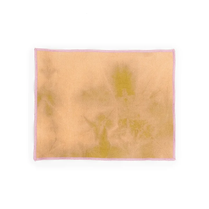 Placemat, 35 x 45 cm, marble peach by Juslin Maunula