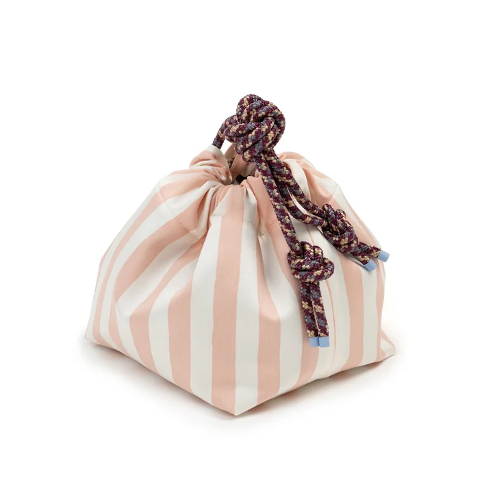 Pouch, pink polka by Juslin Maunula