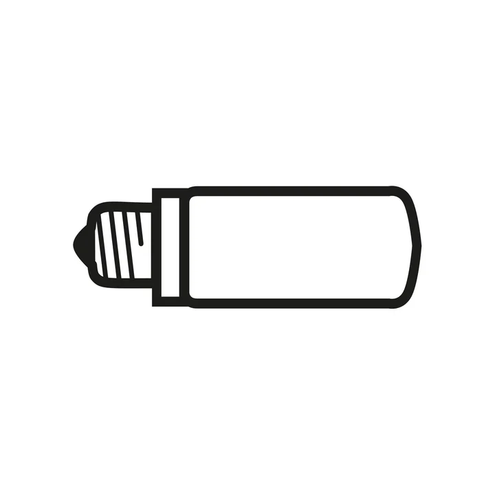 Flos - LED bulb, tube, E27 / 15 W, 2700K, milky white