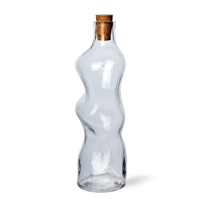 Ferm Living - Dimple carafe, 1.02 L, clear