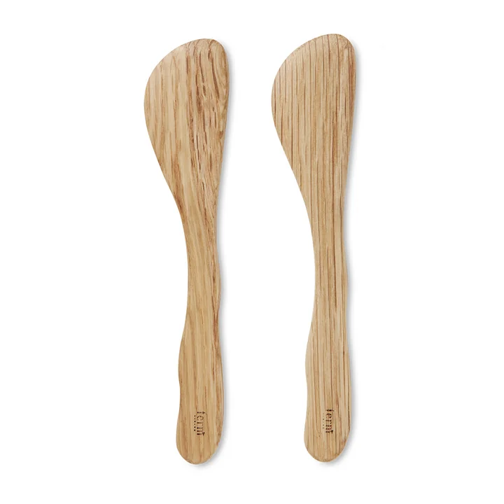 Ferm Living - Cairn Butter knife, oak (set of 2)