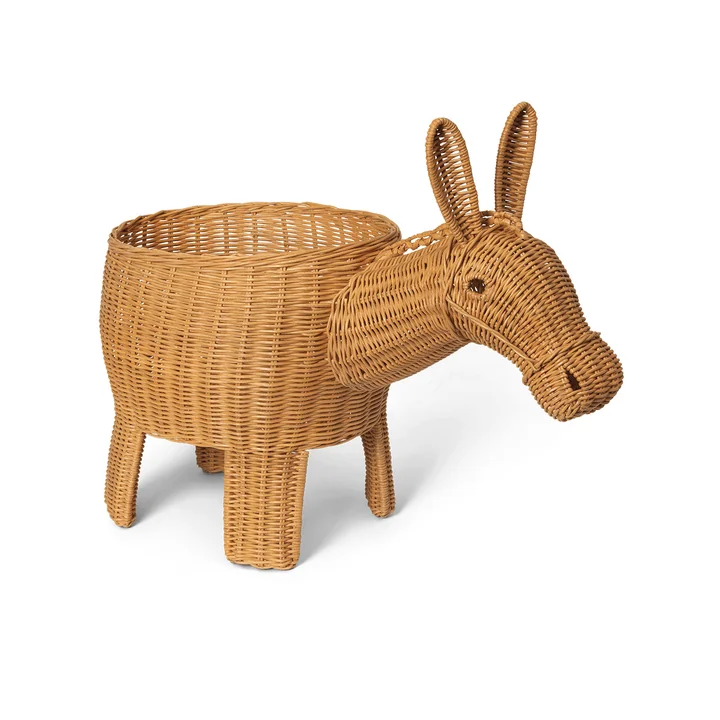 Ferm Living - Donkey woven storage, rattan