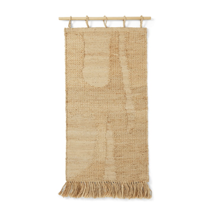 ferm Living - Harvest Tapestry jute 50 x 100 cm, natural