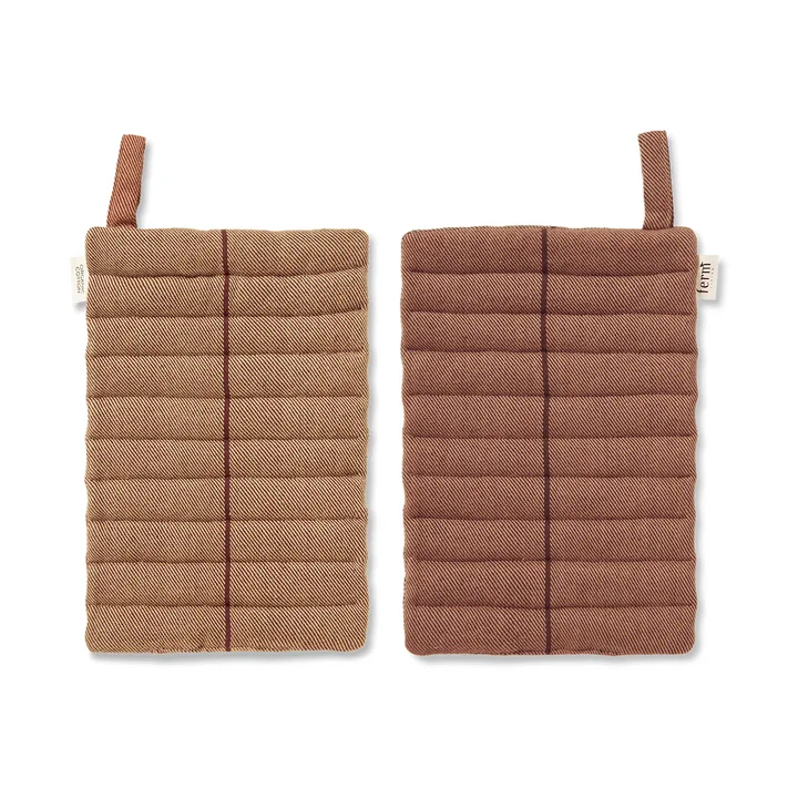 Ferm Living - Ito pot holder, hazel (set of 2)