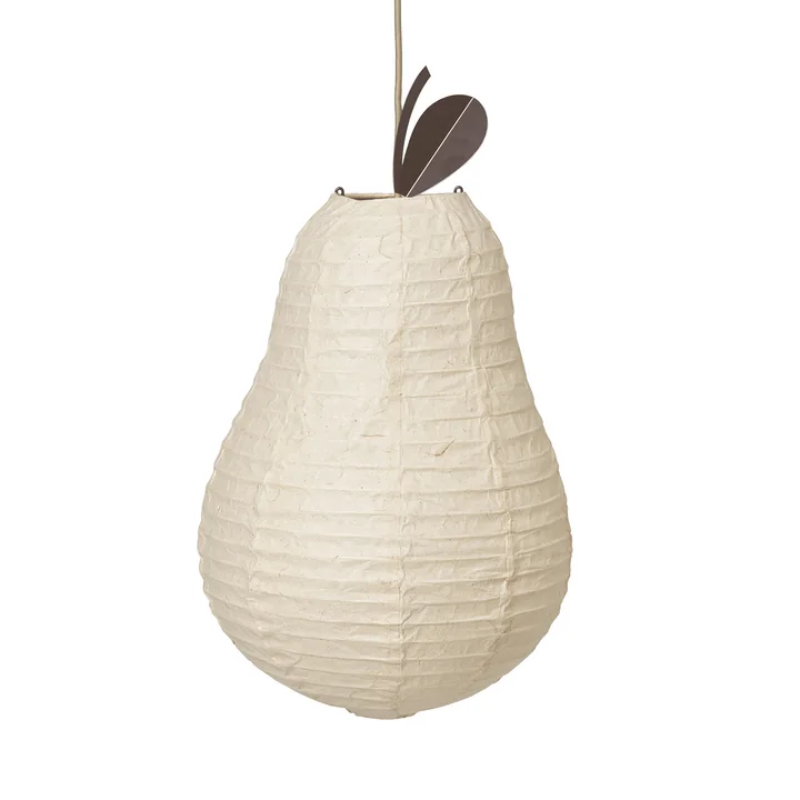 Ferm Living - Pear lampshade, Ø 37 cm, natural