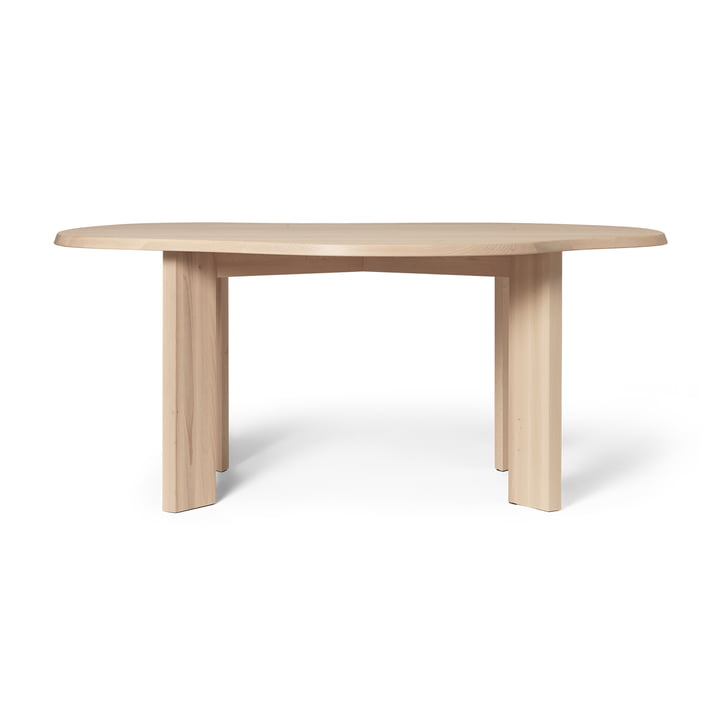 ferm Living - Tarn Dining table, 170 cm, white oiled beech