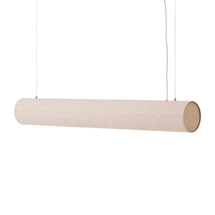 Hashira Linear LED pendant light, L 140 cm, raw by Audo