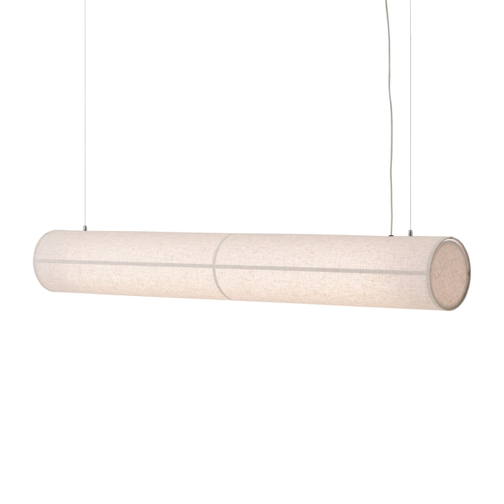 Hashira Linear LED pendant light, L 140 cm, raw by Audo