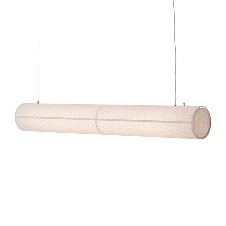 Hashira Linear LED pendant light, L 140 cm, raw by Audo