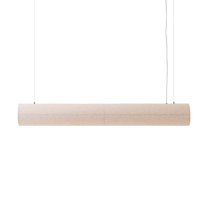 Hashira Linear LED pendant light, L 140 cm, raw by Audo