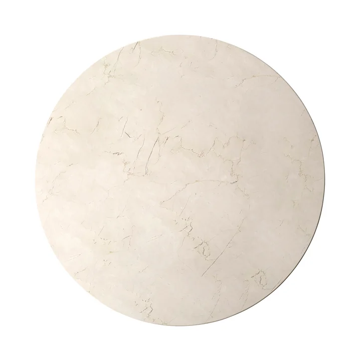 Audo - Table top for Androgyne side table, Ø 65 cm, pink marble
